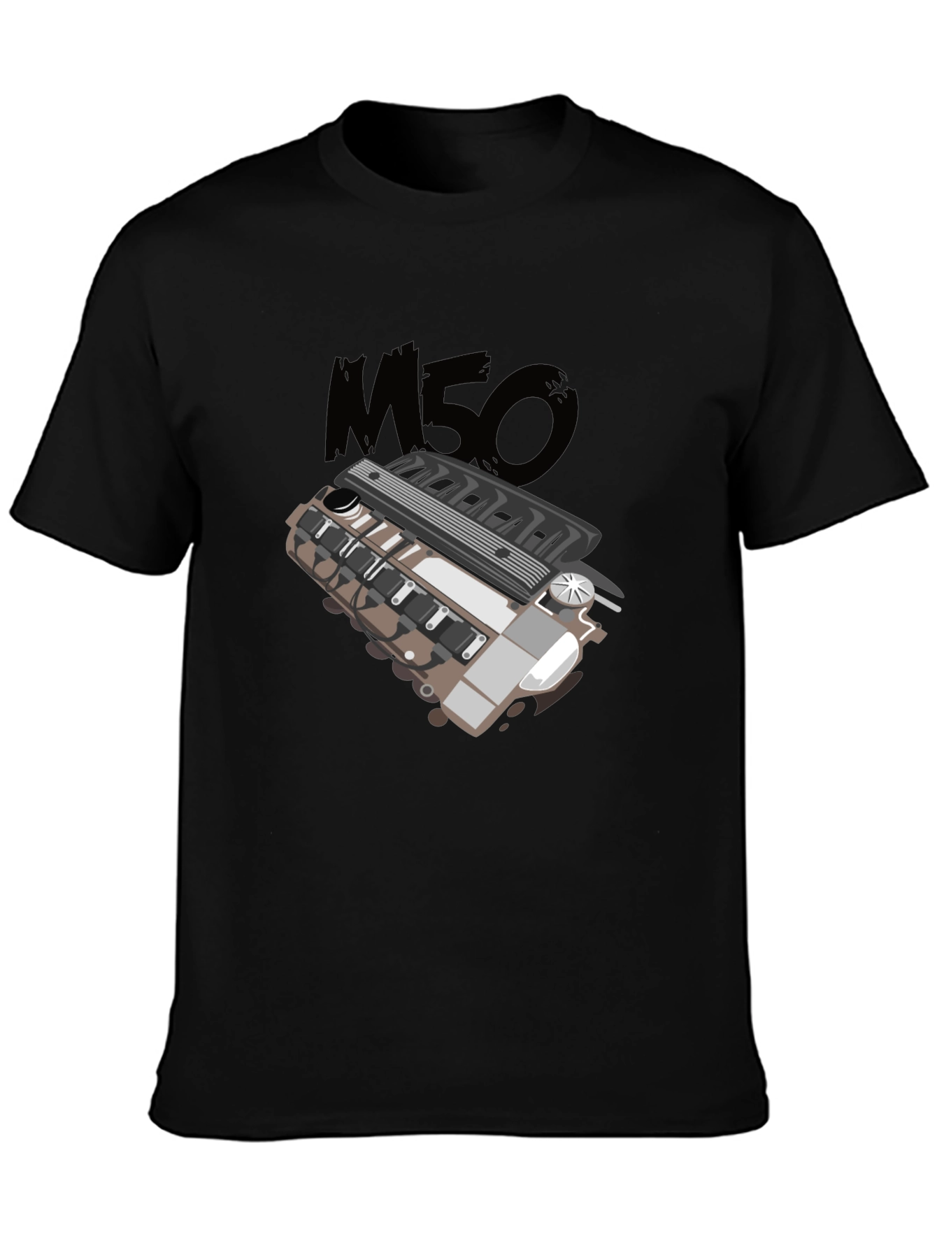 M50 Engine T-Shirt - Classic Car Enthusiast Apparel