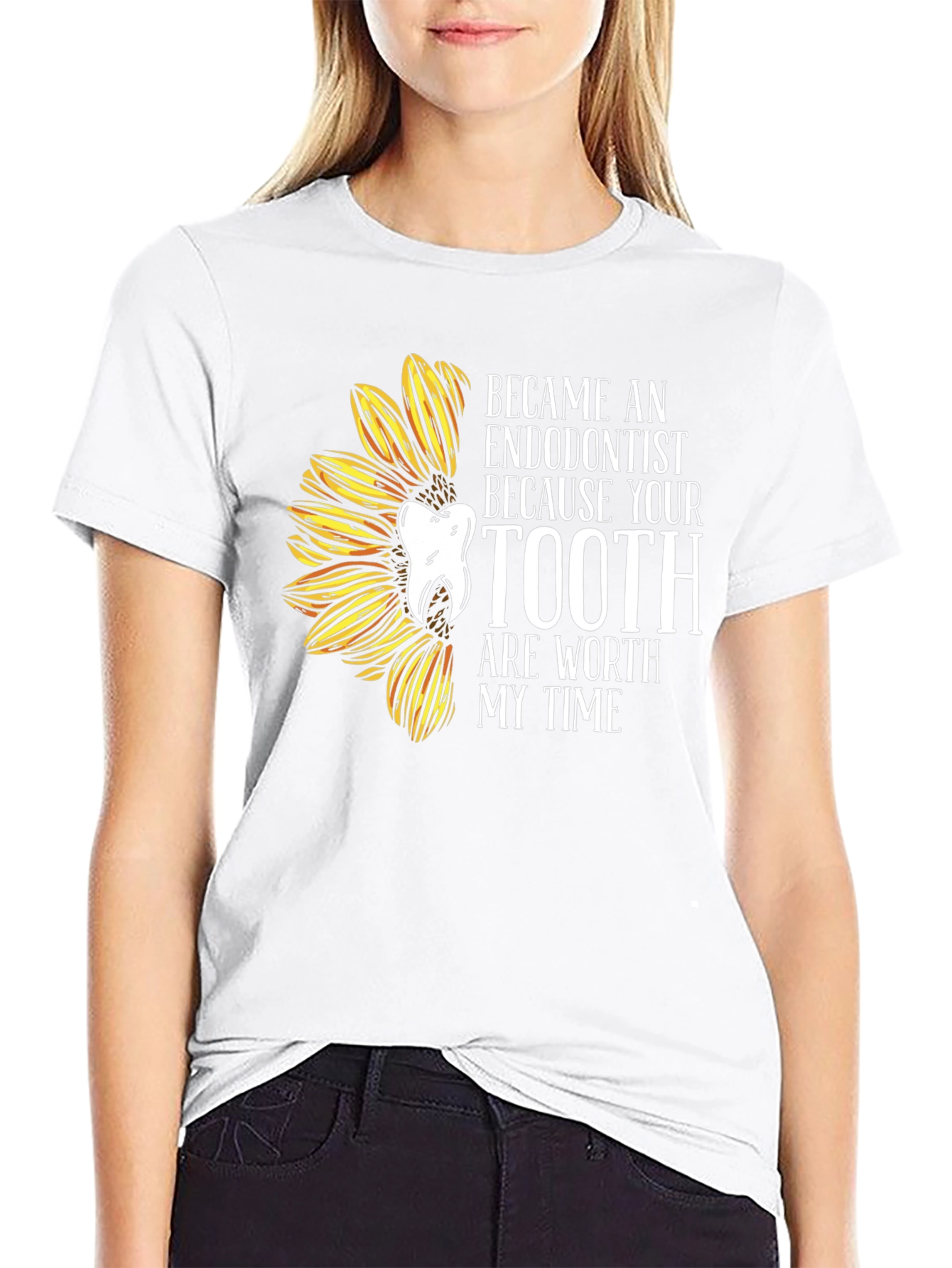 Endodontist Sunflower Graphic Tee