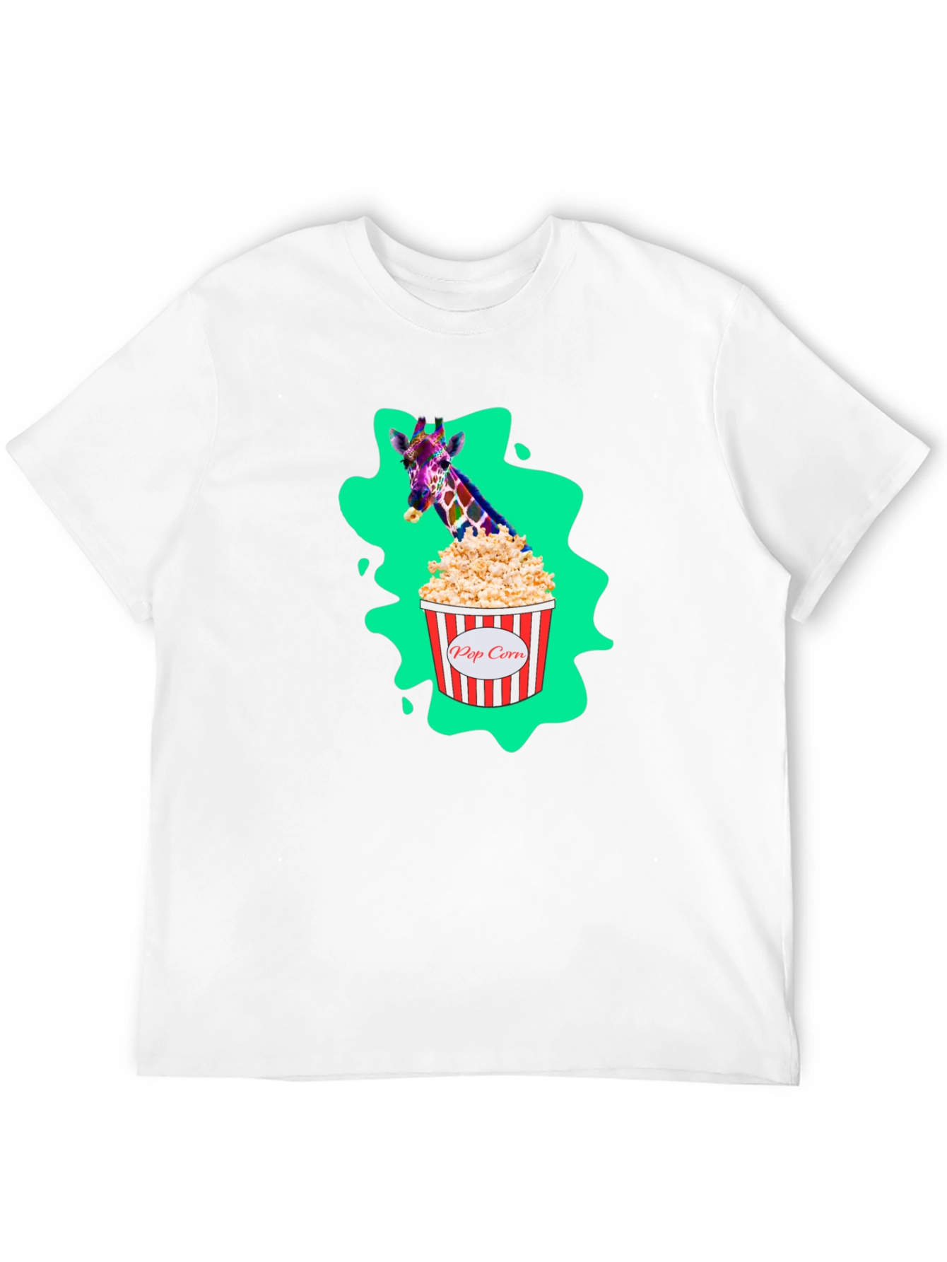 Giraffe Popcorn T-Shirt
