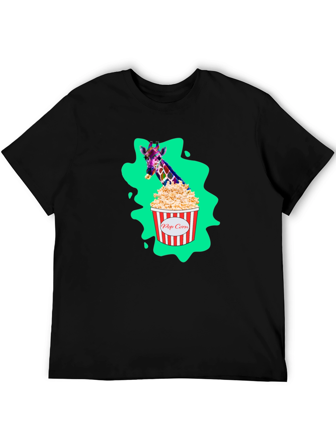 Giraffe Popcorn T-Shirt