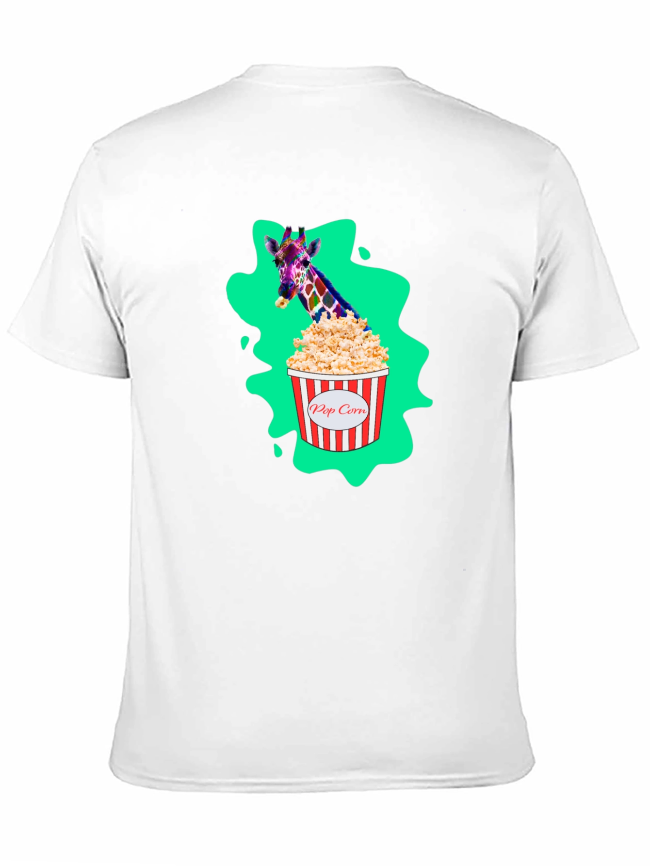Giraffe Popcorn T-Shirt