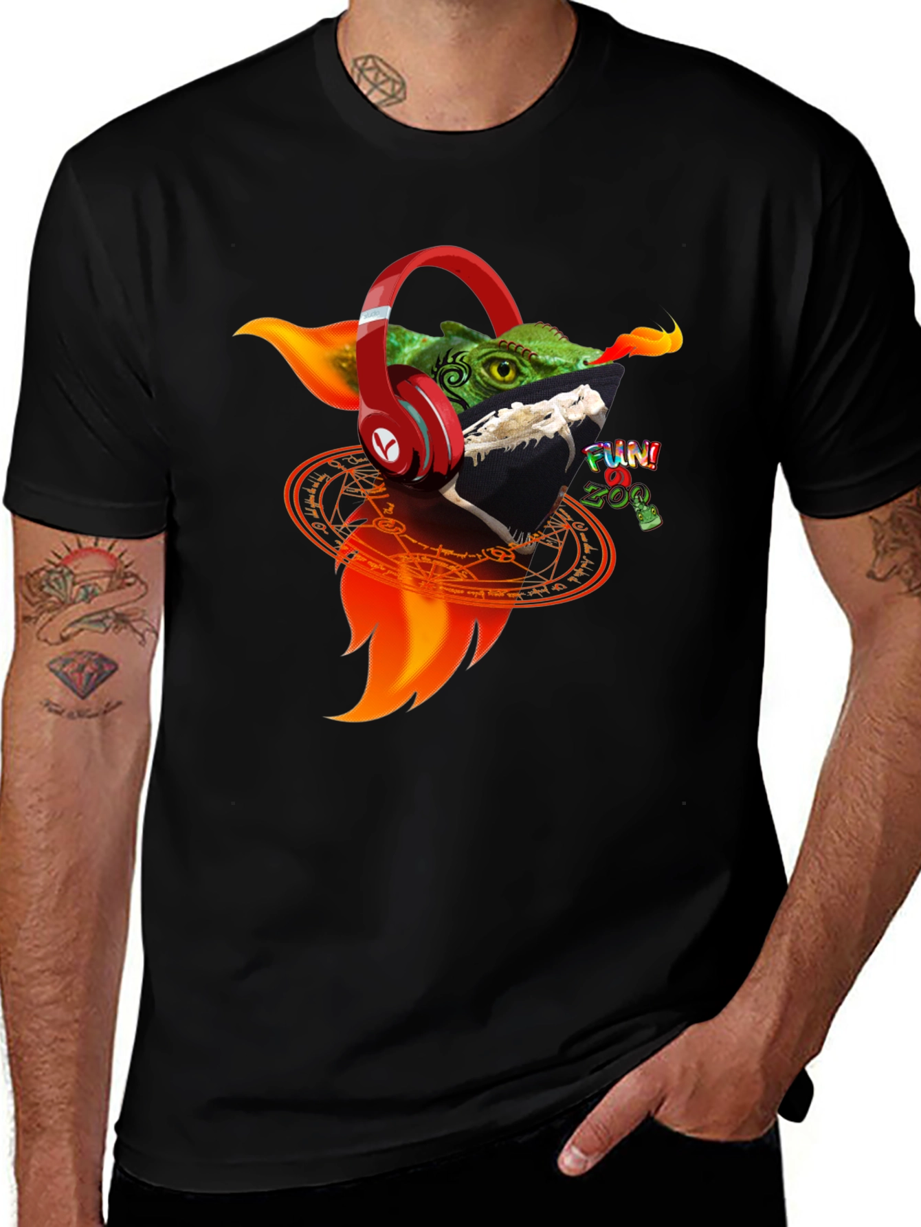Lizard DJ Graphic Tee