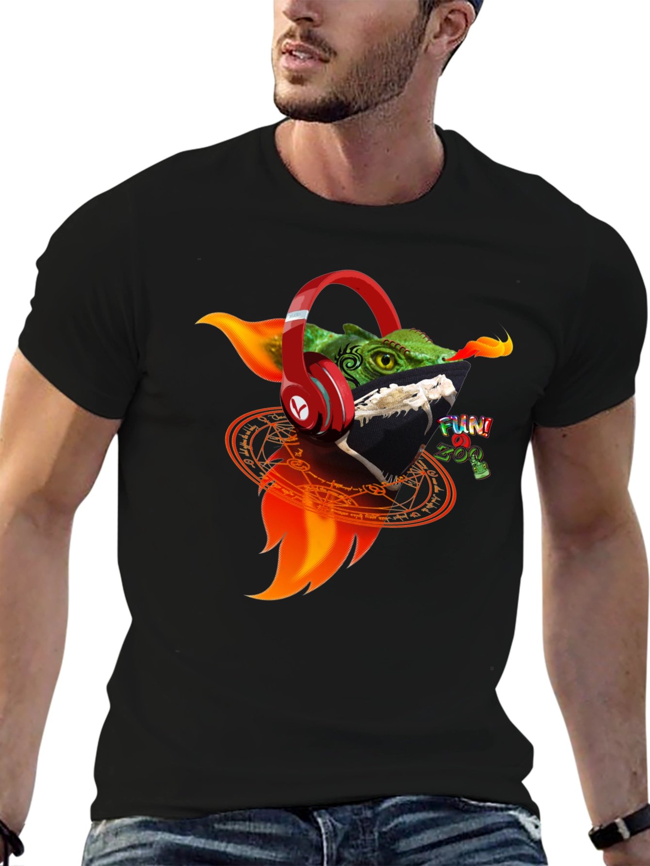 Lizard DJ Graphic Tee