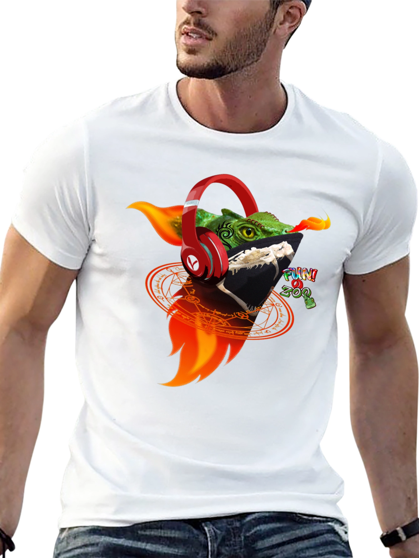 Lizard DJ Graphic Tee