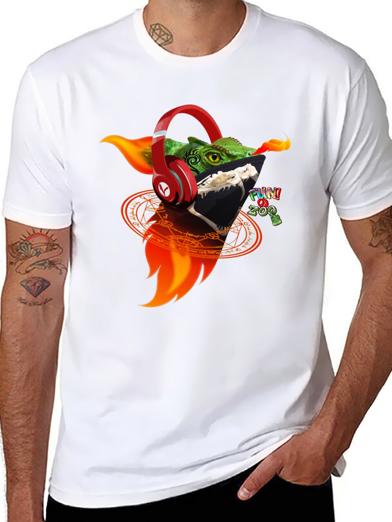 Lizard DJ Graphic Tee