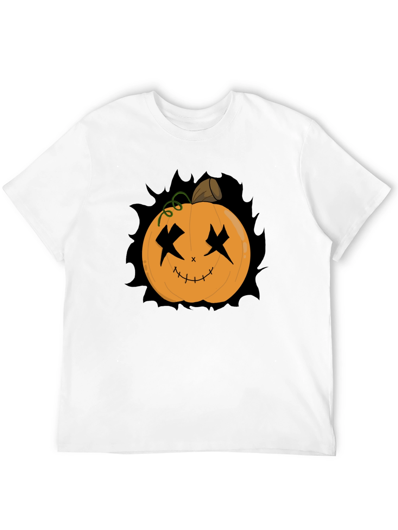 Pumpkin Face Halloween Graphic Tee