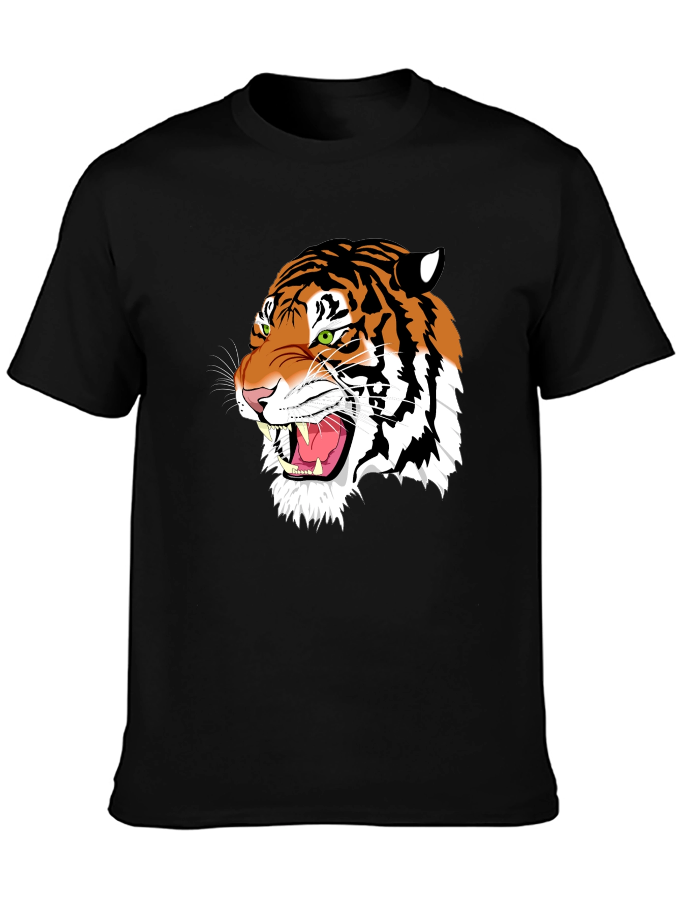 Tiger Graphic Tee - Black
