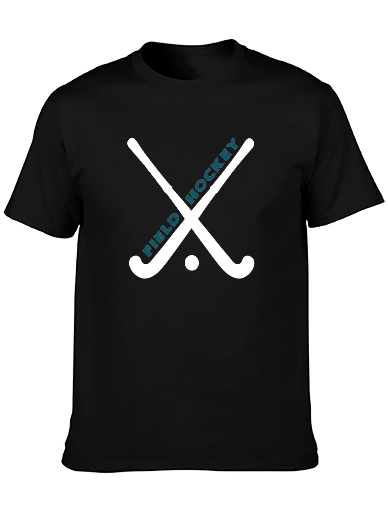 Field Hockey Graphic Tee - Hockey Sticks & Ball