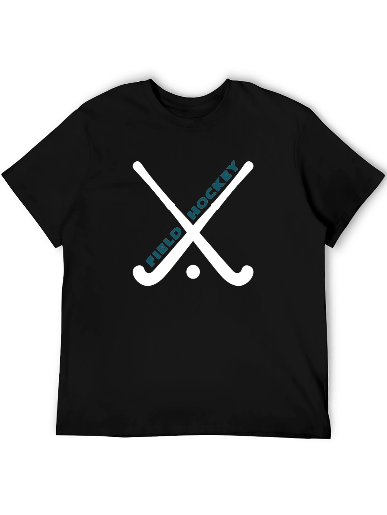 Field Hockey Graphic Tee - Hockey Sticks & Ball