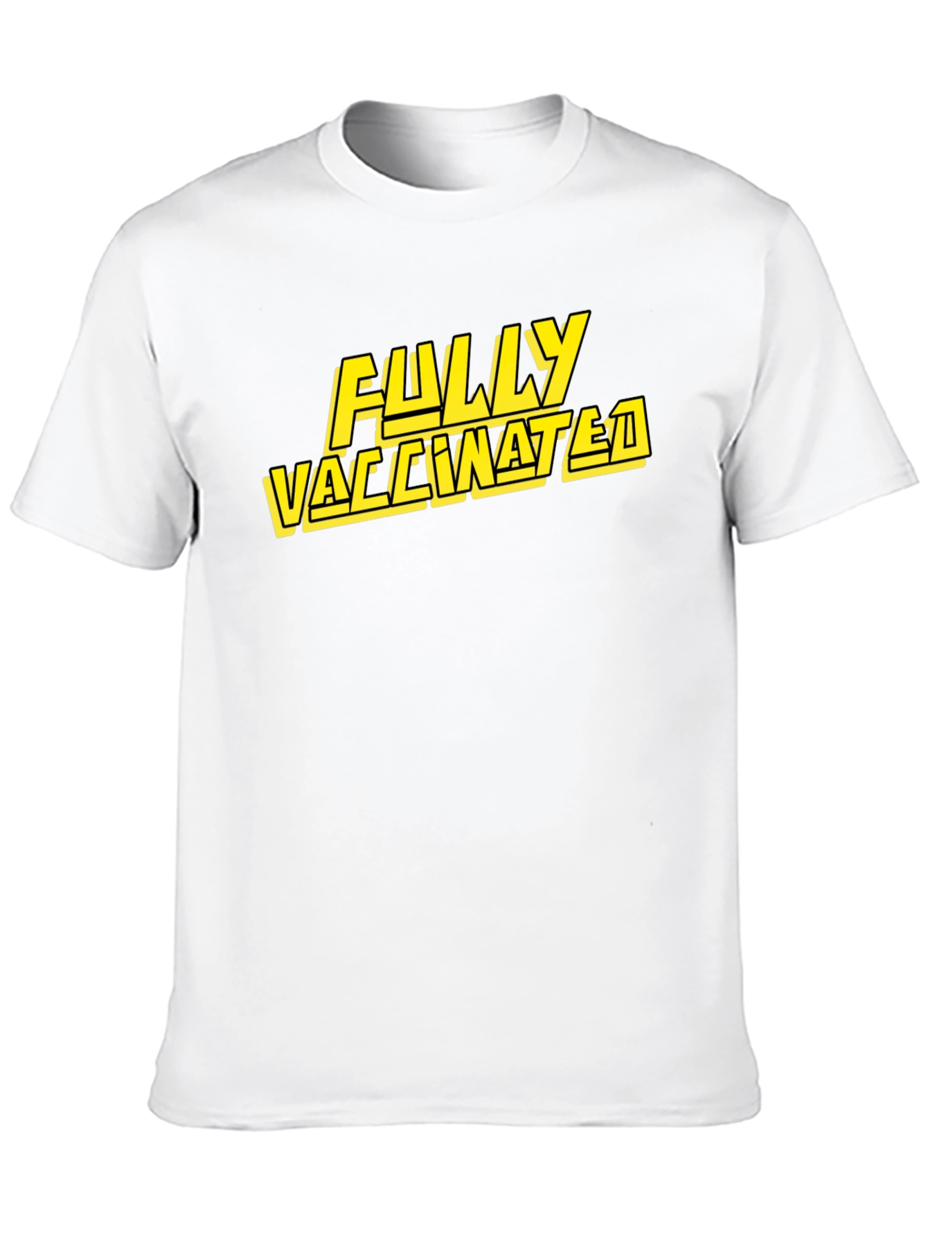 Fully Vaccinated Graphic Tee - Black T-Shirt