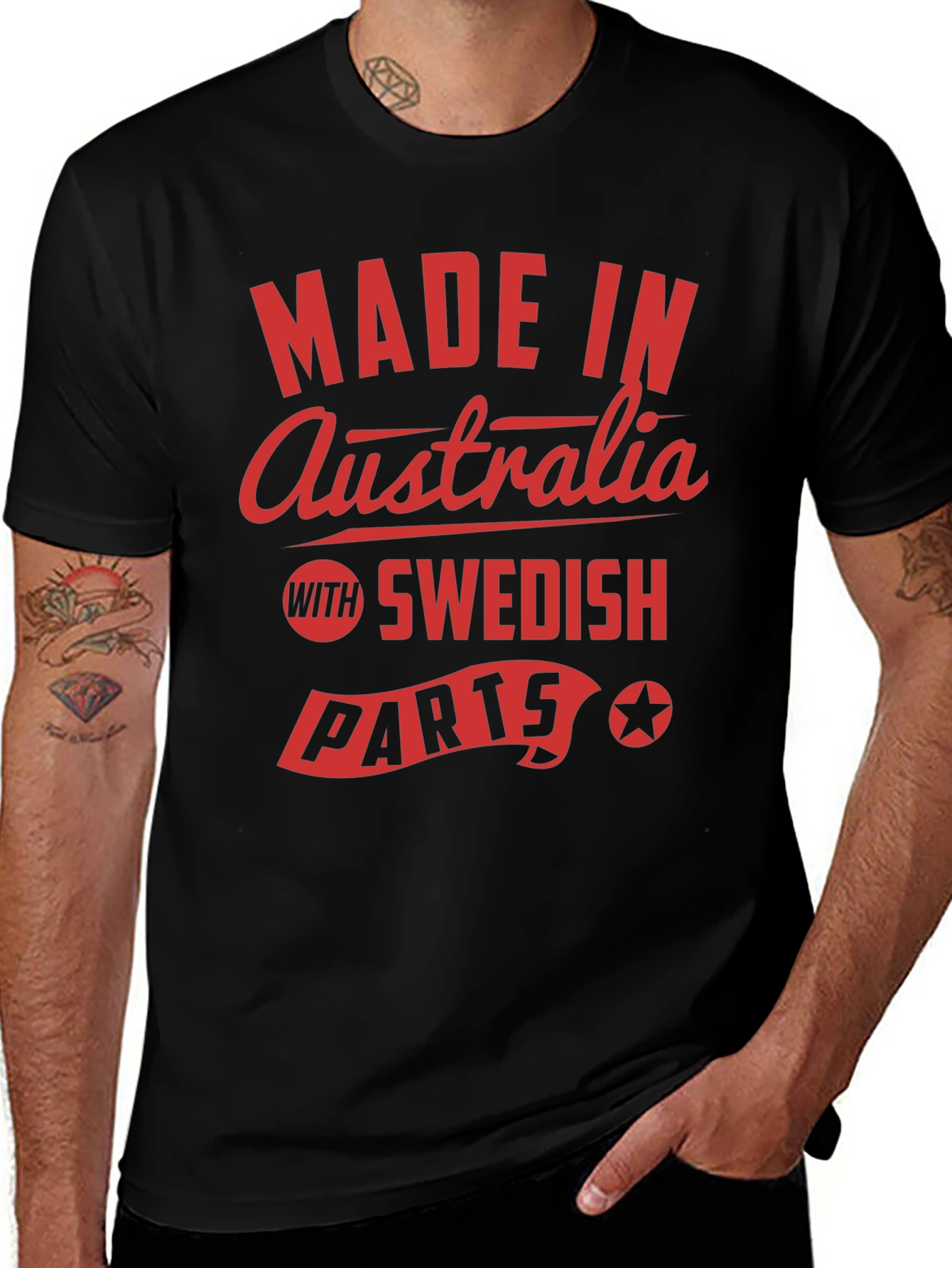 Made In Australia With Swedish Parts T-Shirt