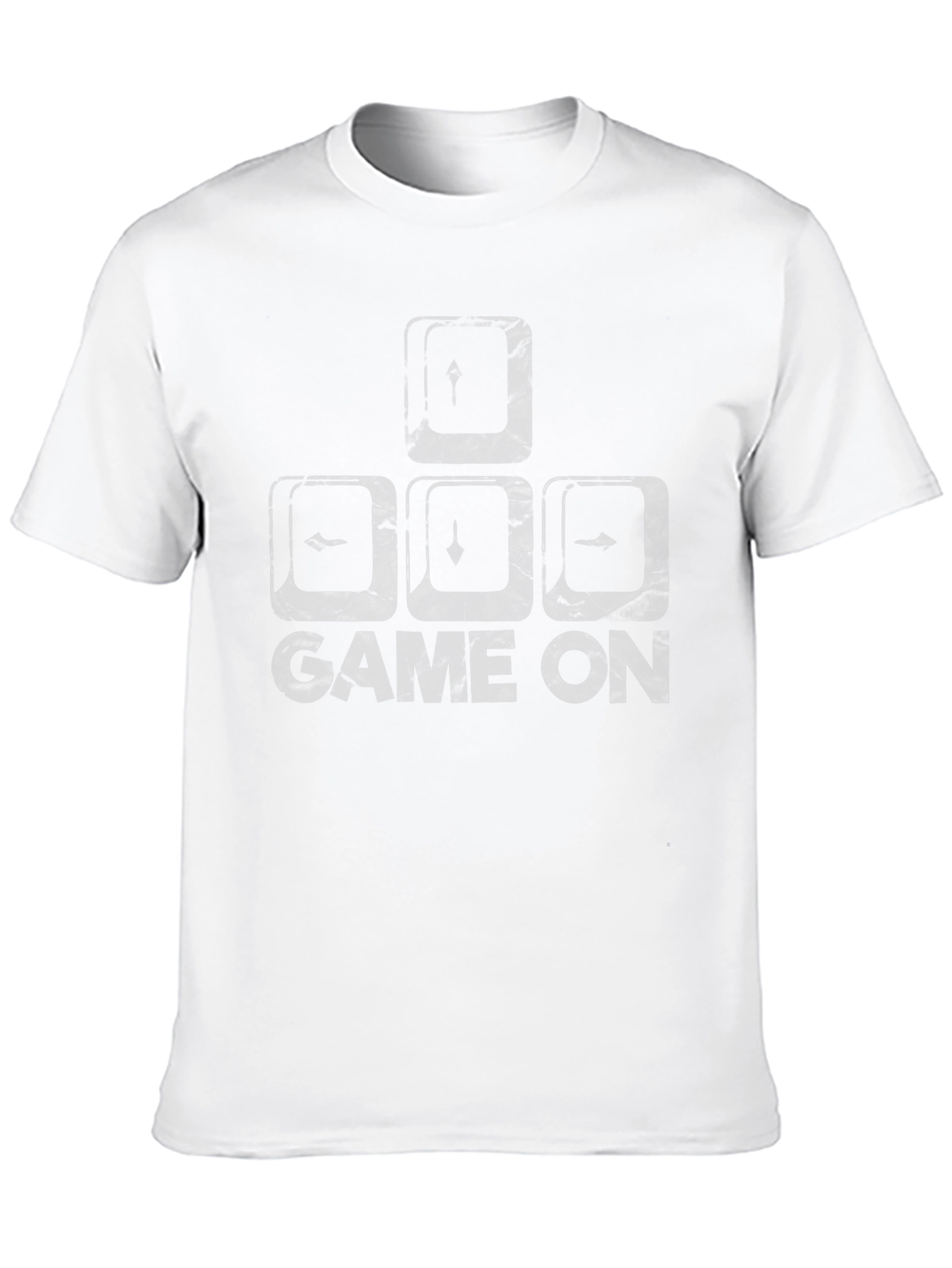 Game On! Gamer T-Shirt - Keyboard Key Design