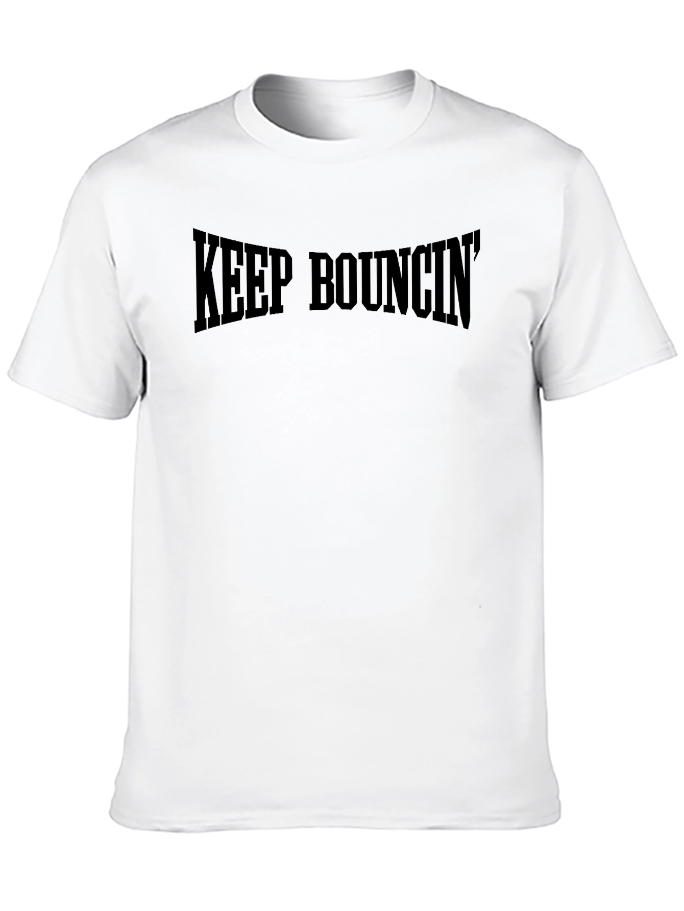 Keep Bouncin Black Graphic Tee