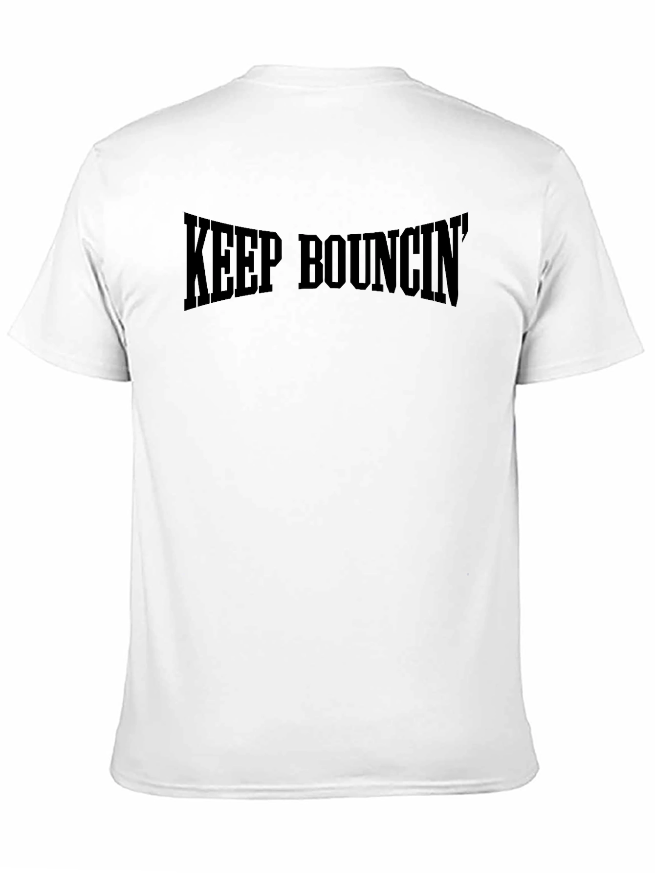 Keep Bouncin Black Graphic Tee