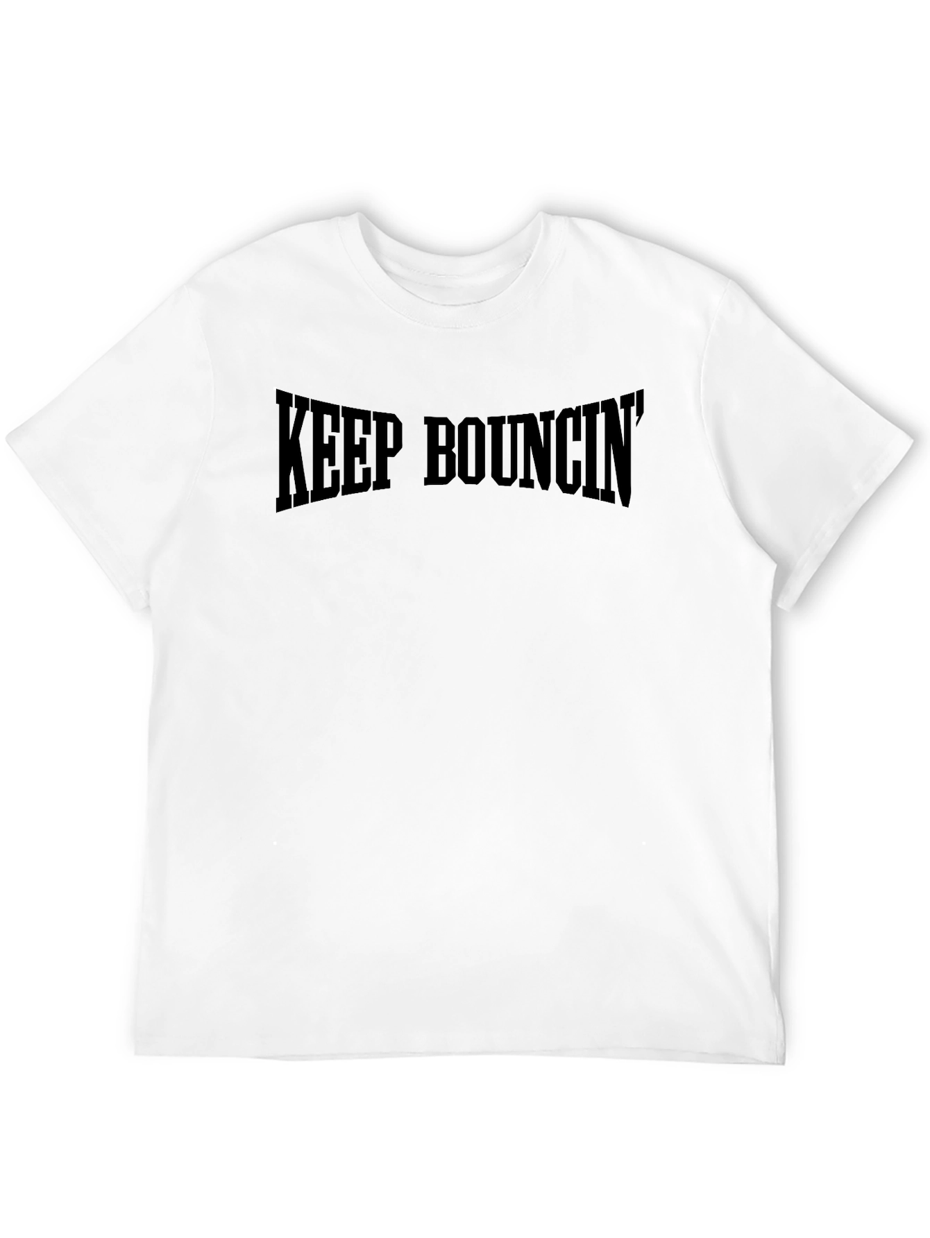 Keep Bouncin Black Graphic Tee