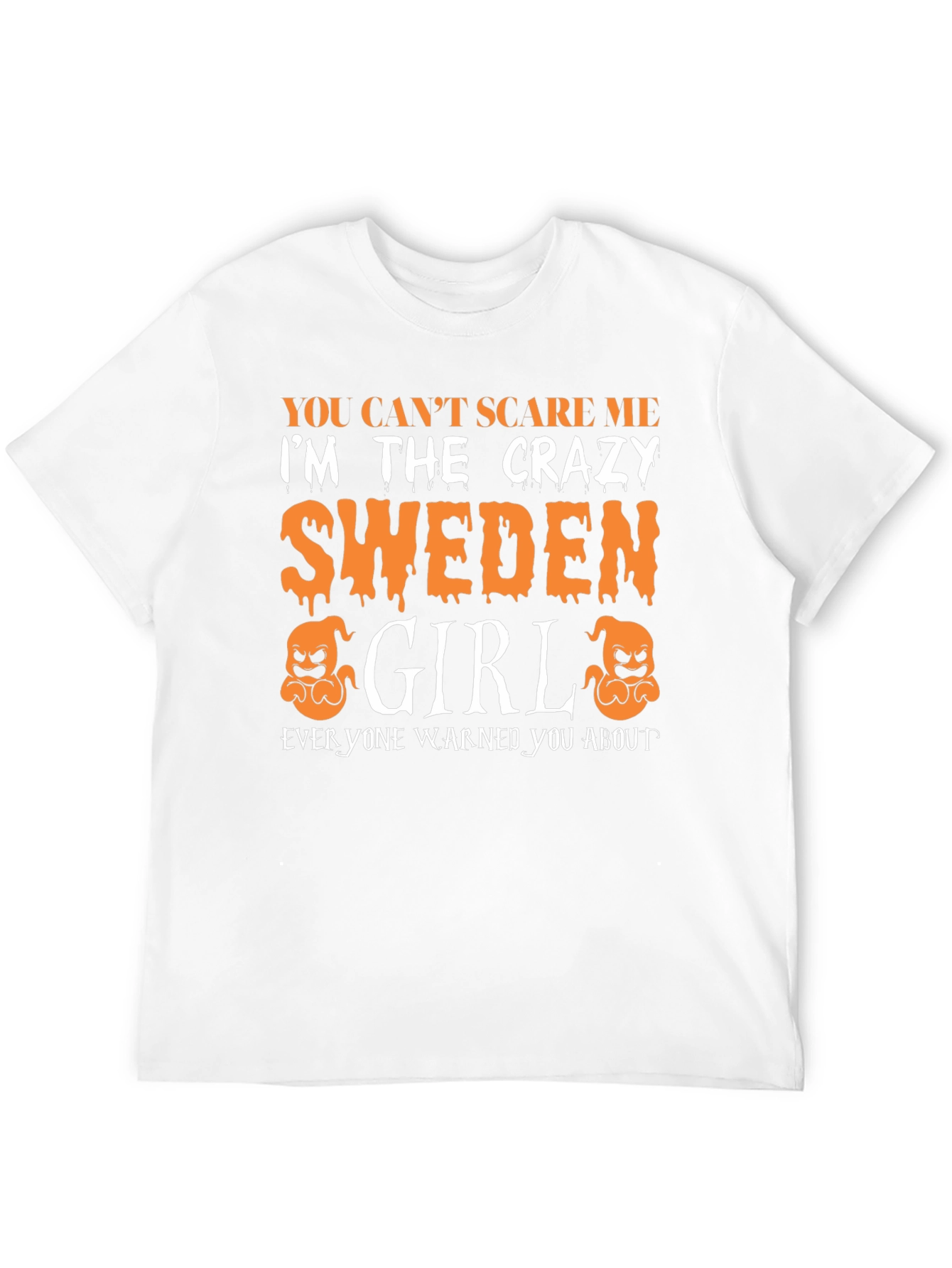 Crazy Sweden Girl Halloween T-Shirt