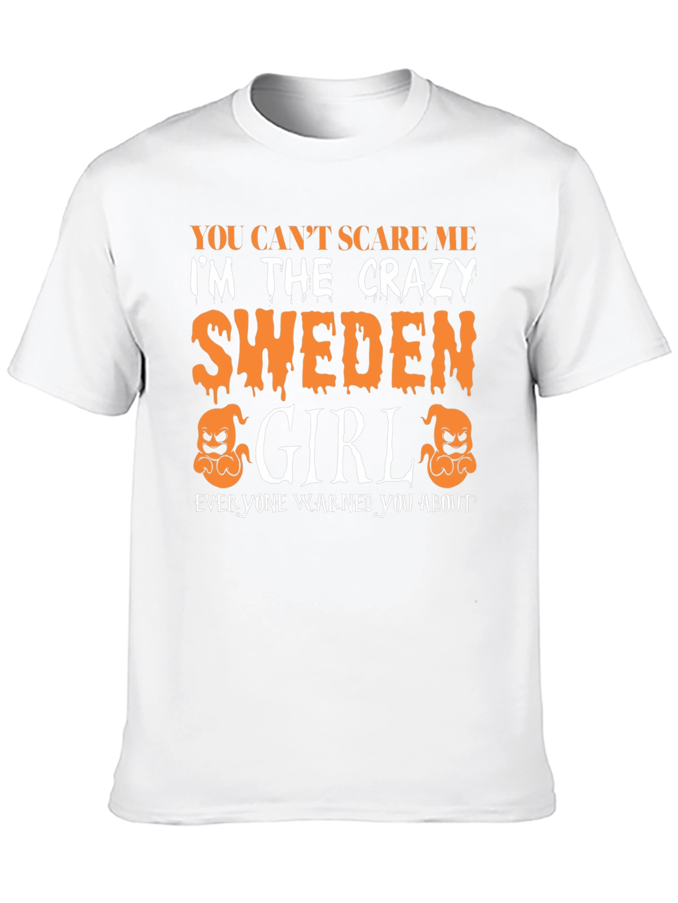 Crazy Sweden Girl Halloween T-Shirt