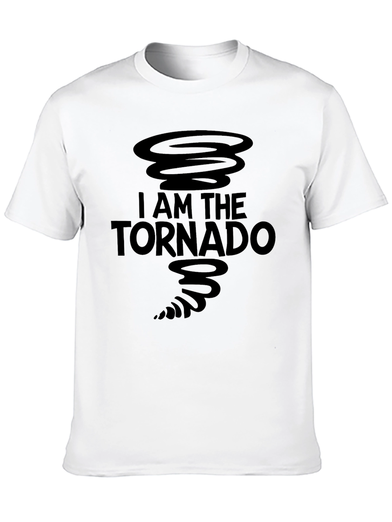 I am the Tornado Graphic Tee - Black
