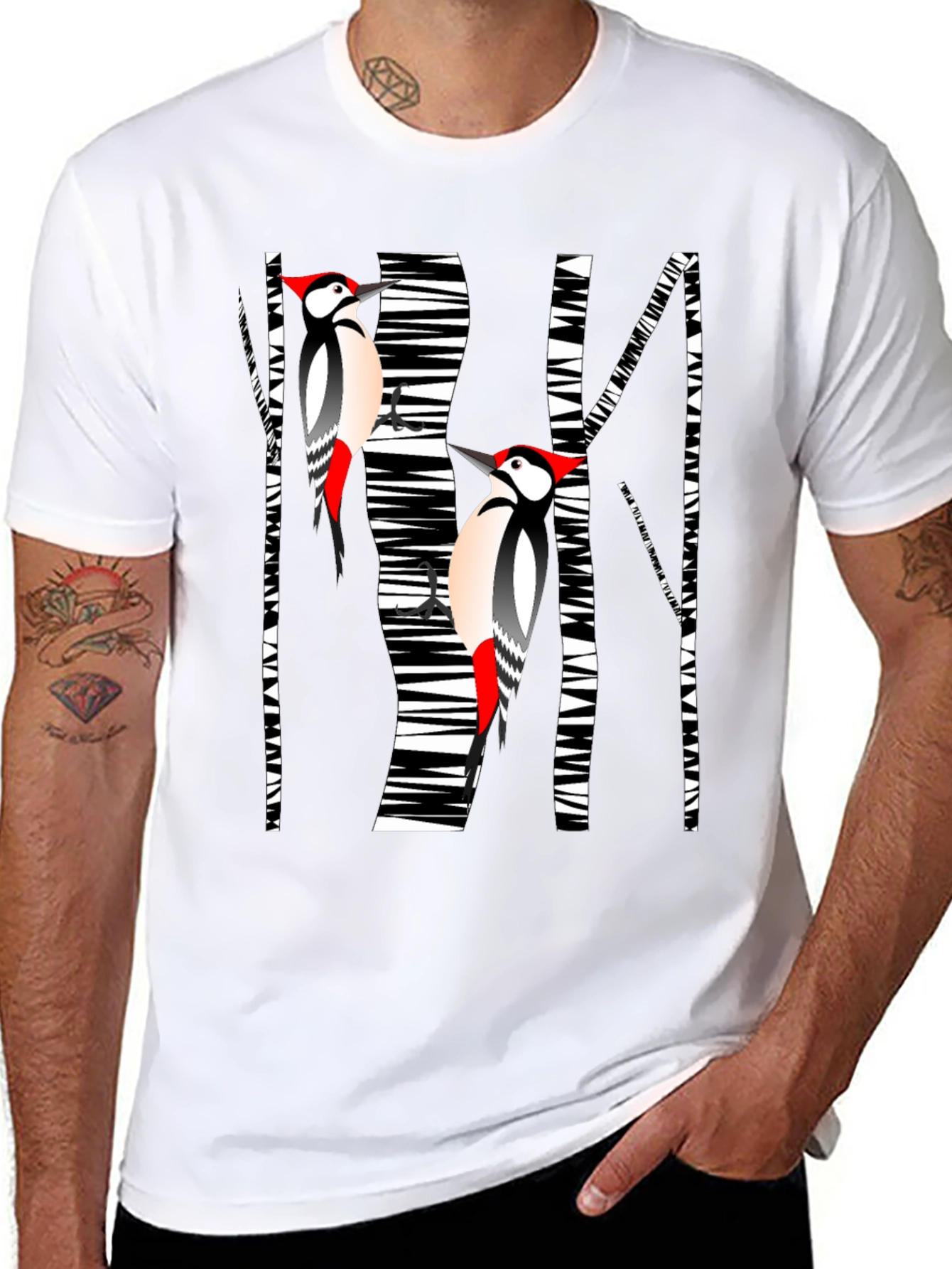 Woodpecker Graphic Tee