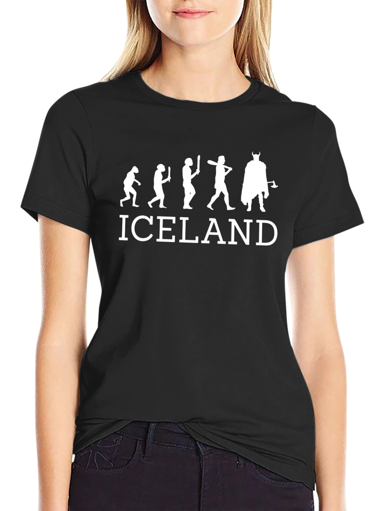 Iceland Evolution Viking T-Shirt
