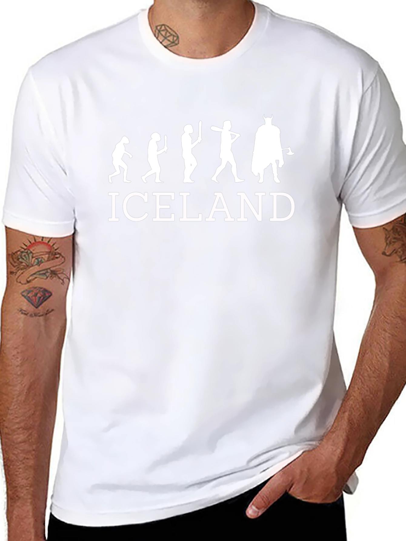 Iceland Evolution Viking T-Shirt