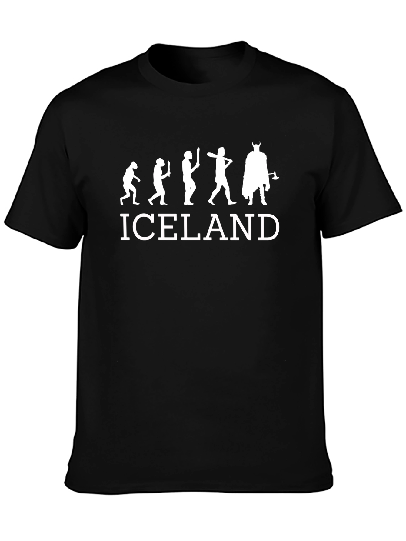 Iceland Evolution Viking T-Shirt