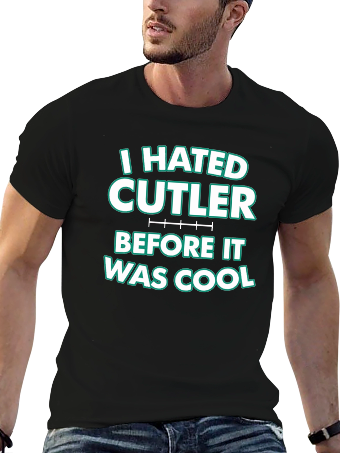 I Hated Cutler Black Graphic Tee