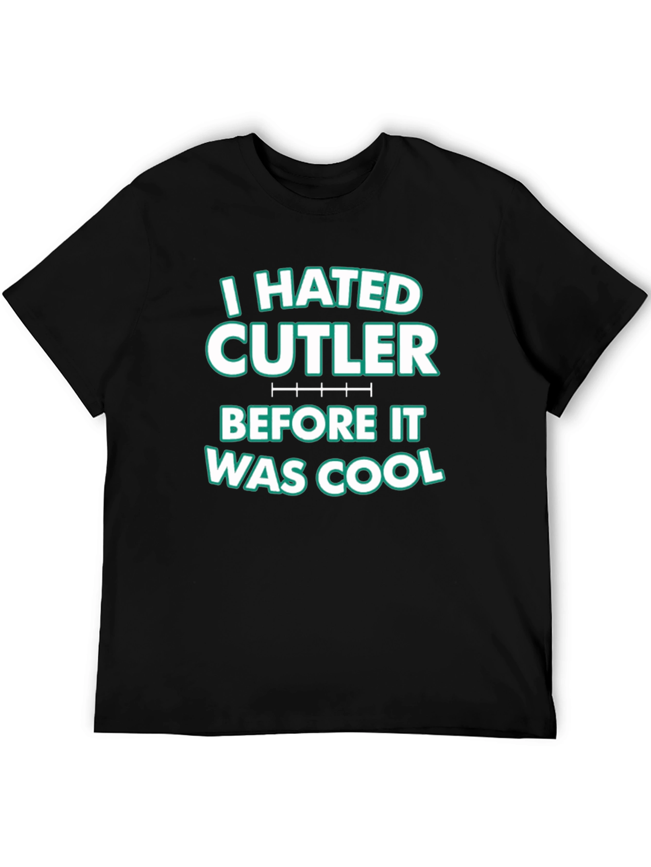I Hated Cutler Black Graphic Tee