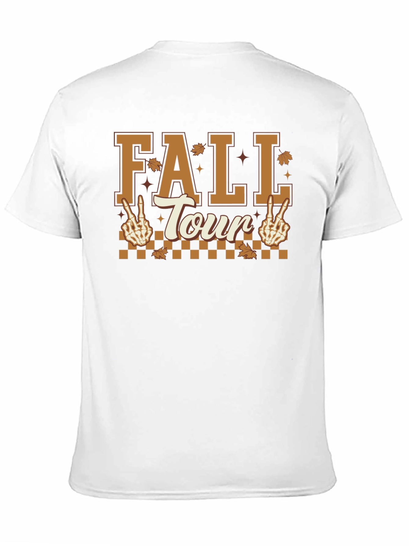 Fall Tour Skeleton Peace Sign T-Shirt