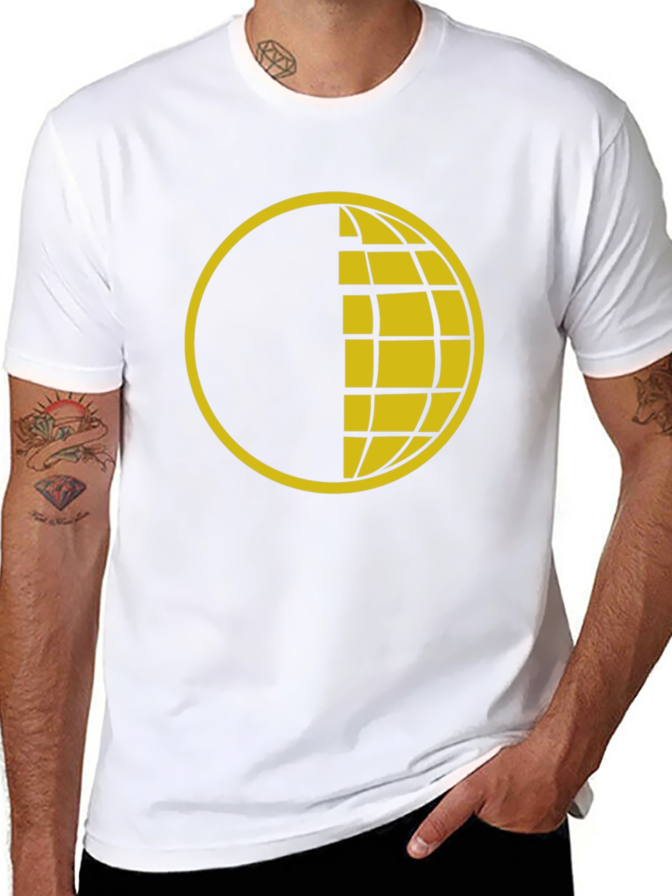 Globe Graphic Tee - Modern Design