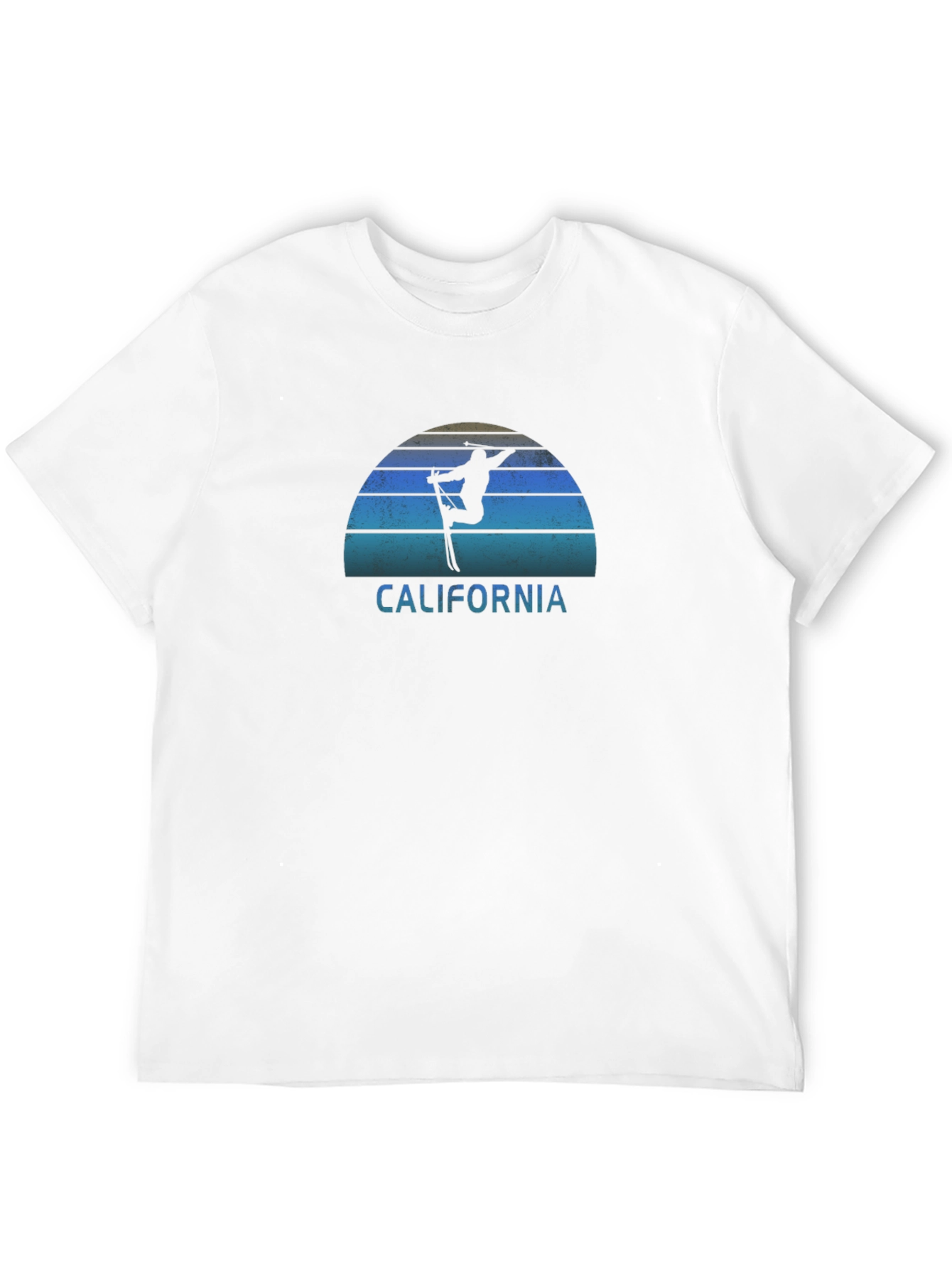 California Skiing Sunset T-Shirt