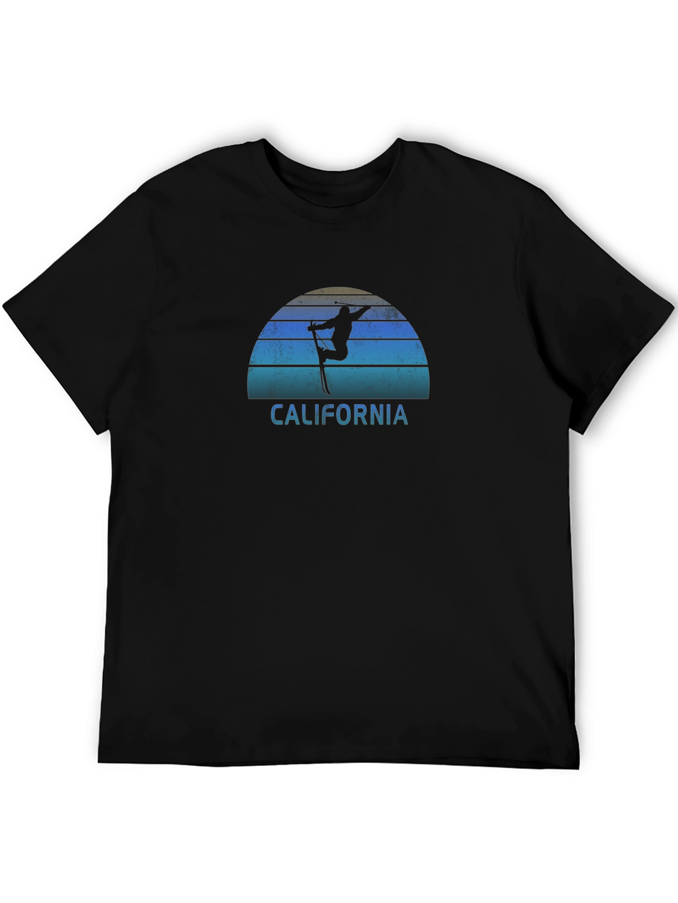California Skiing Sunset T-Shirt