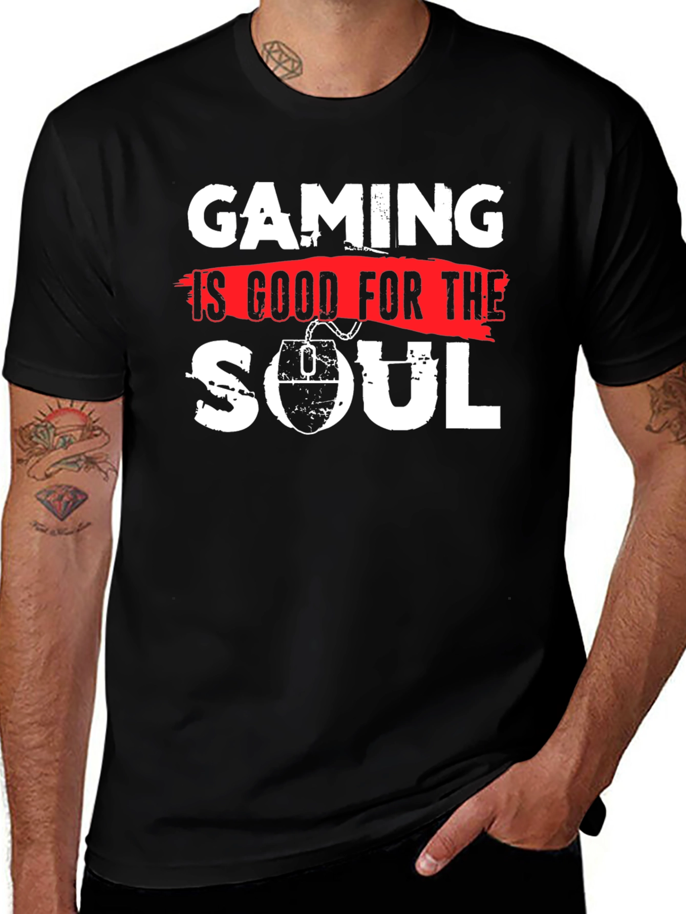 Gaming is Good for The Soul Black T-Shirt