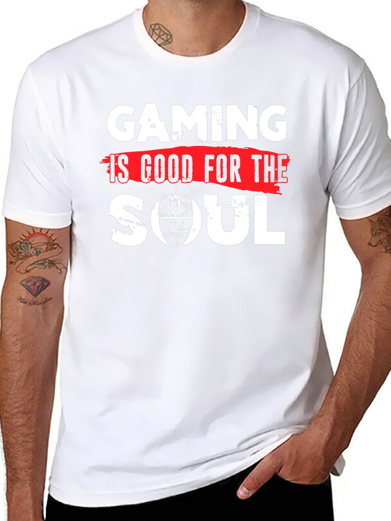 Gaming is Good for The Soul Black T-Shirt