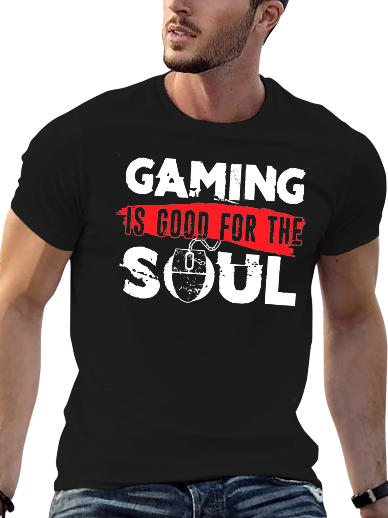 Gaming is Good for The Soul Black T-Shirt
