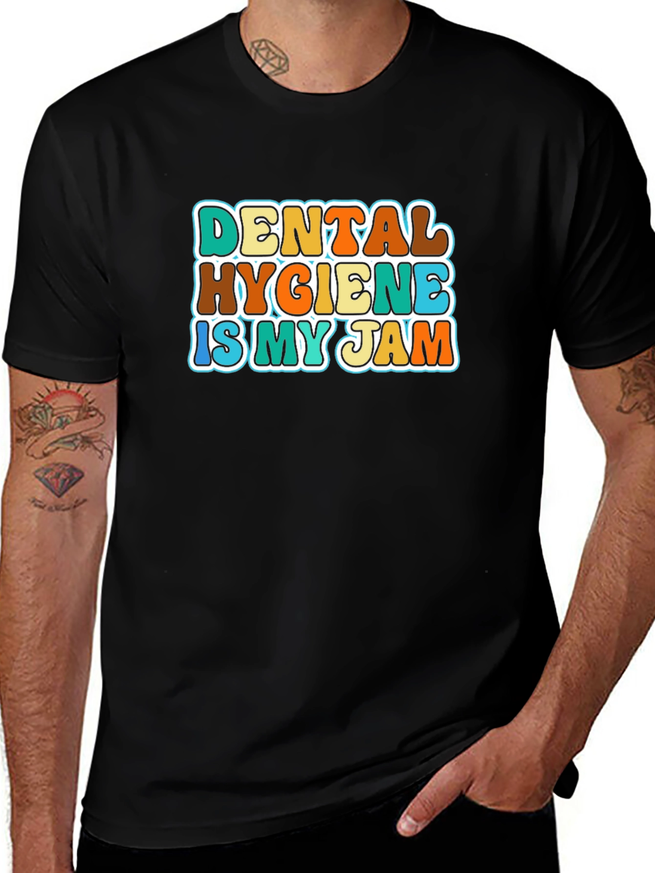 Dental Hygiene Is My Jam Retro T-Shirt
