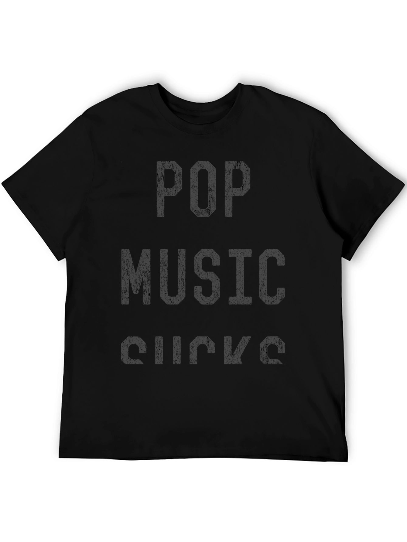 Pop Music Sucks Graphic Tee