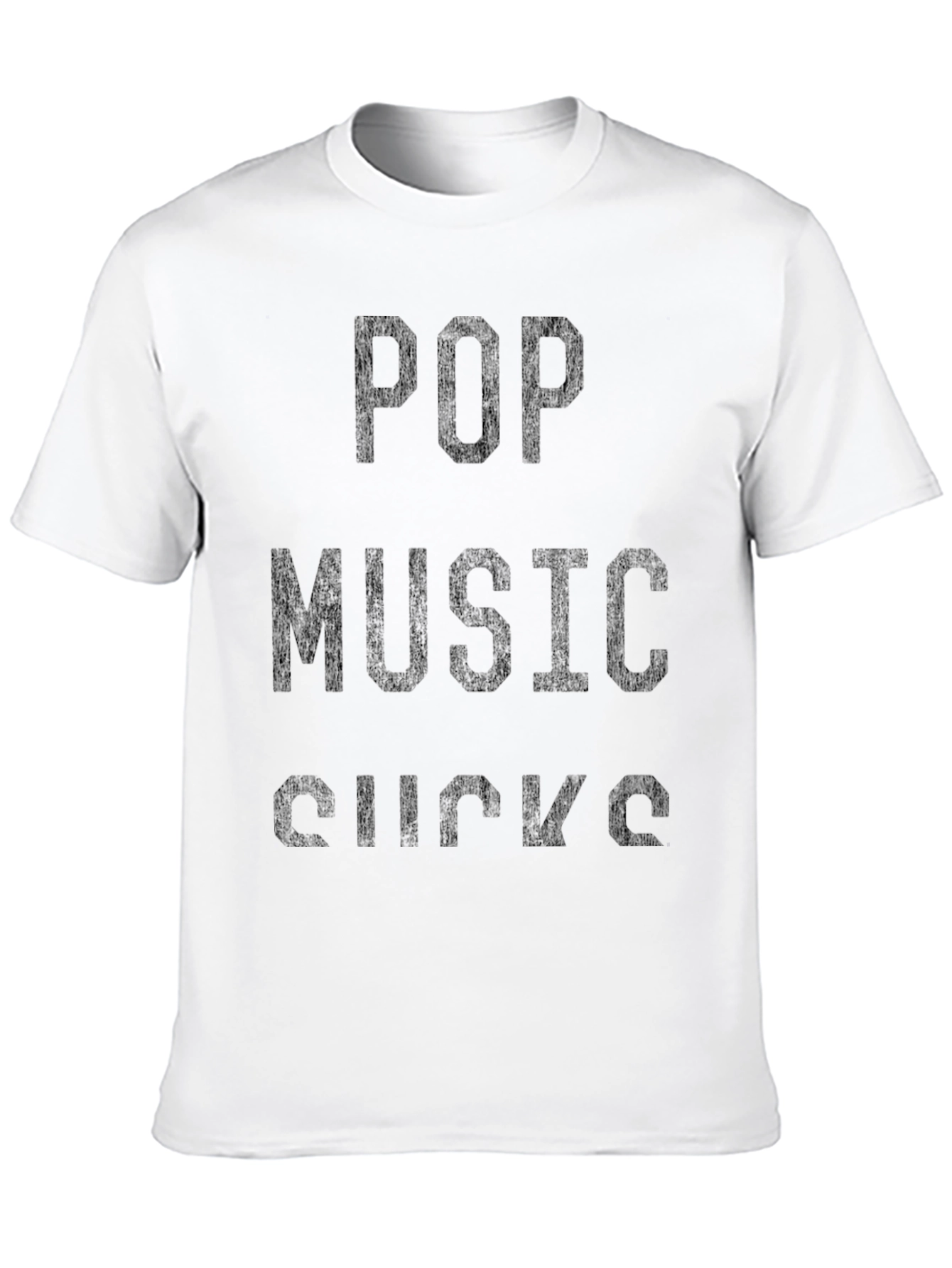 Pop Music Sucks Graphic Tee