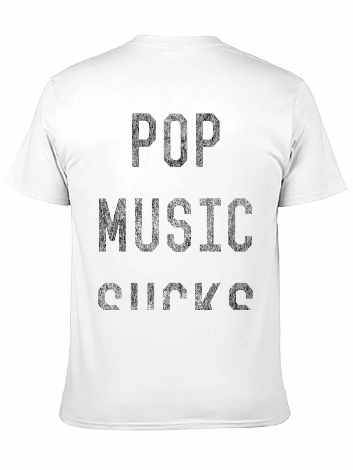 Pop Music Sucks Graphic Tee