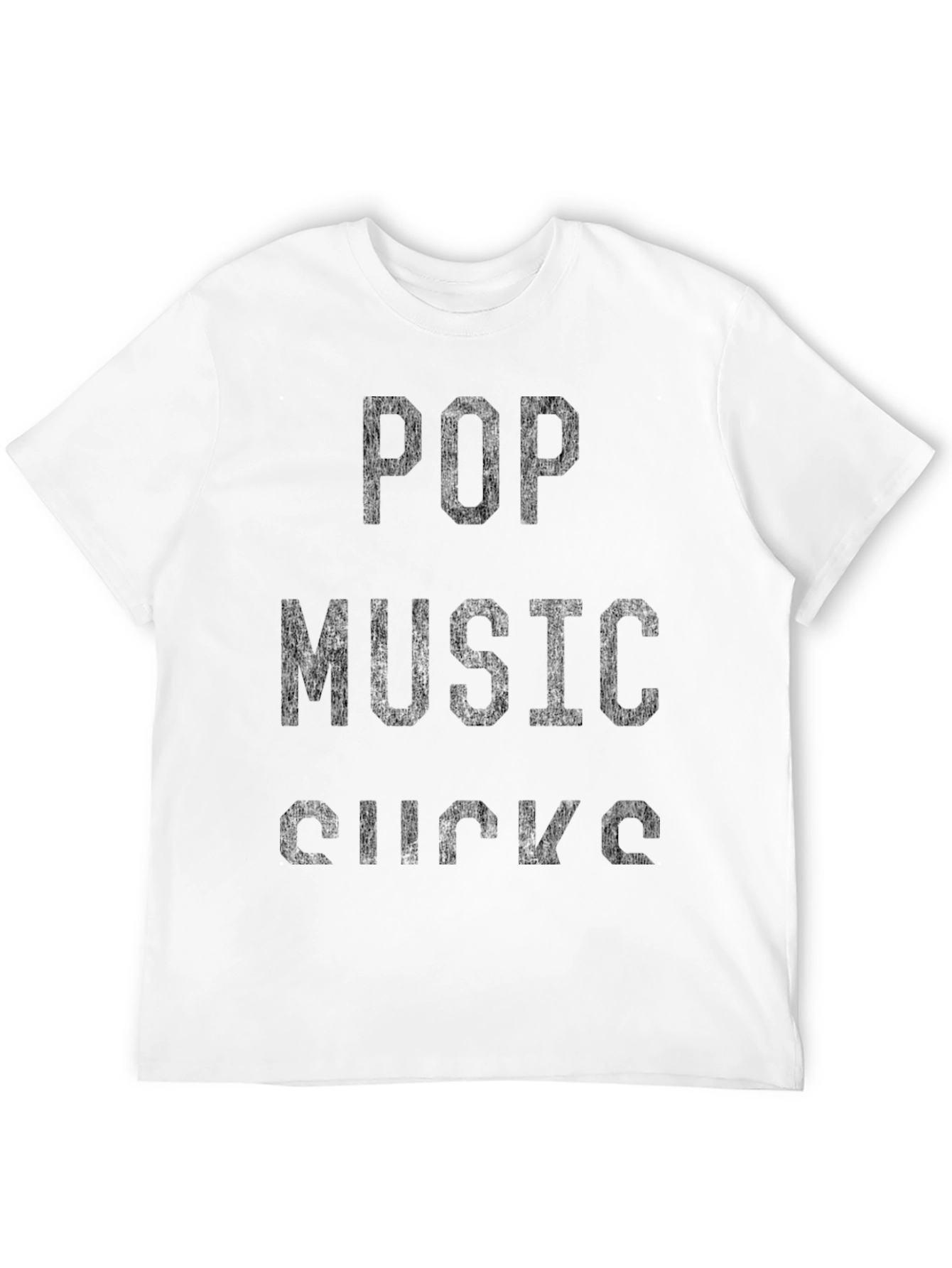 Pop Music Sucks Graphic Tee