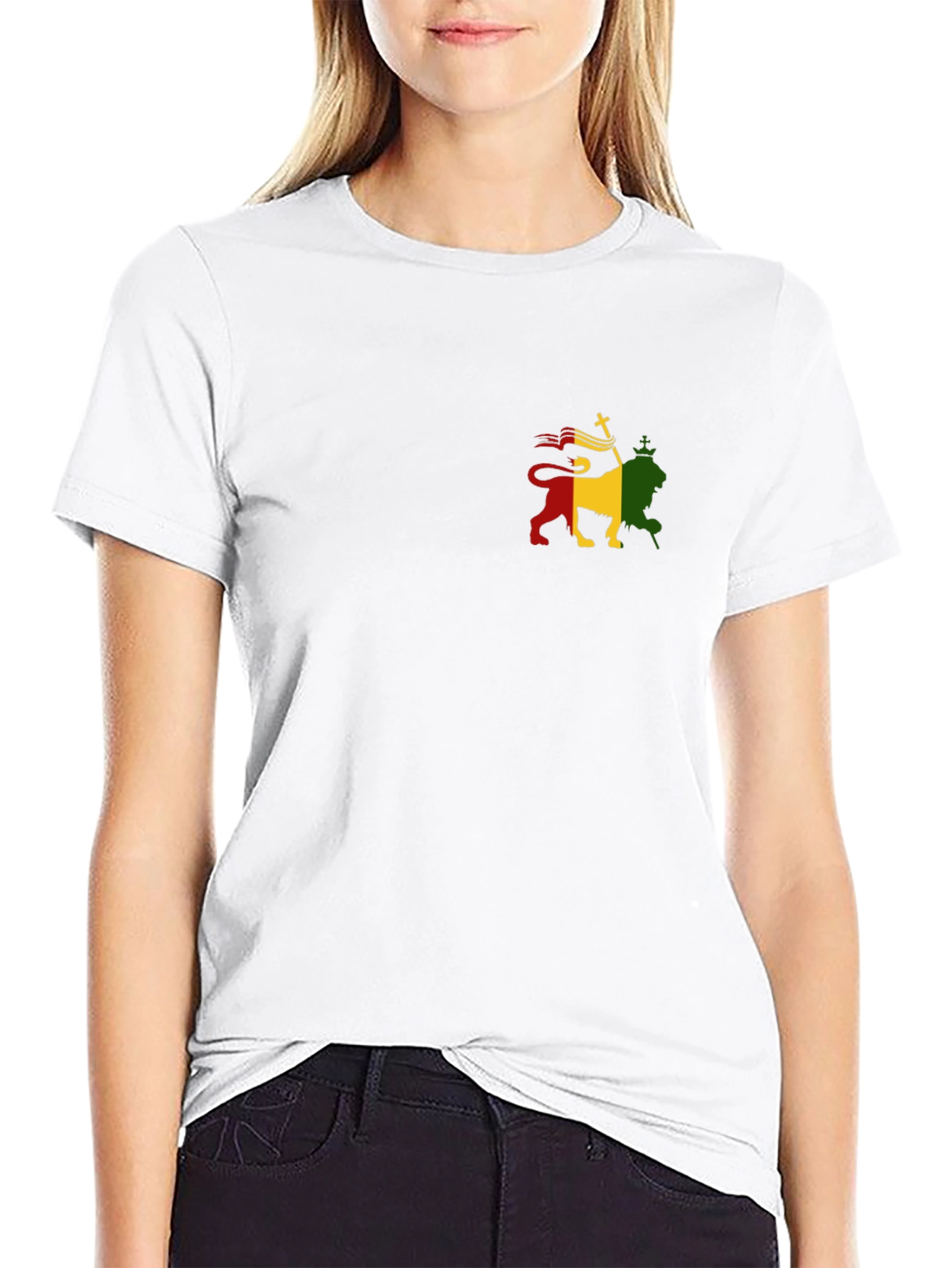 Rasta Lion Black T-Shirt - Reggae Style