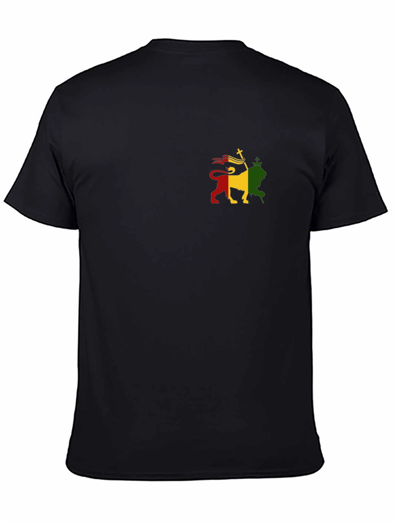 Rasta Lion Black T-Shirt - Reggae Style