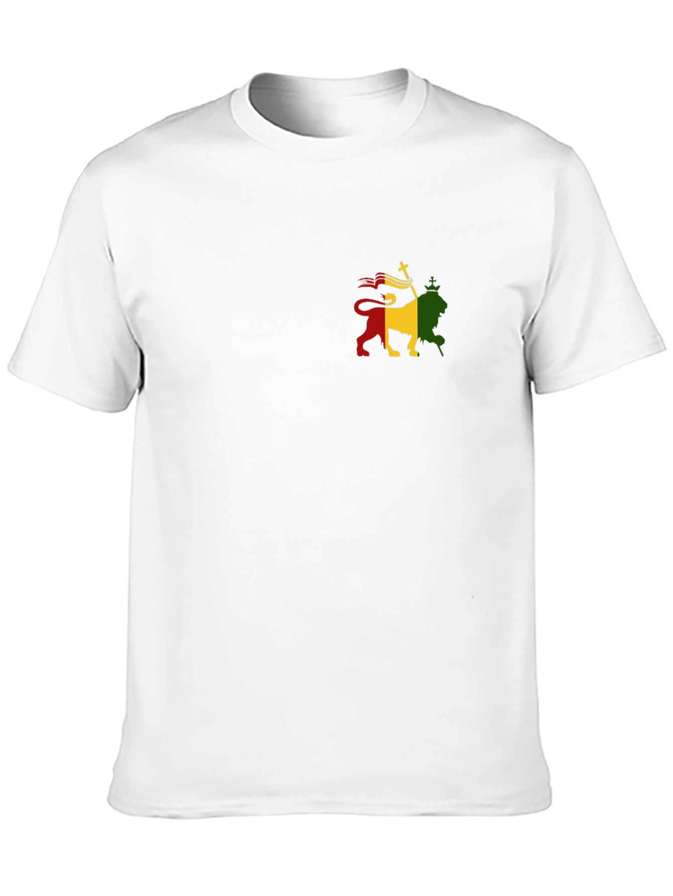 Rasta Lion Black T-Shirt - Reggae Style