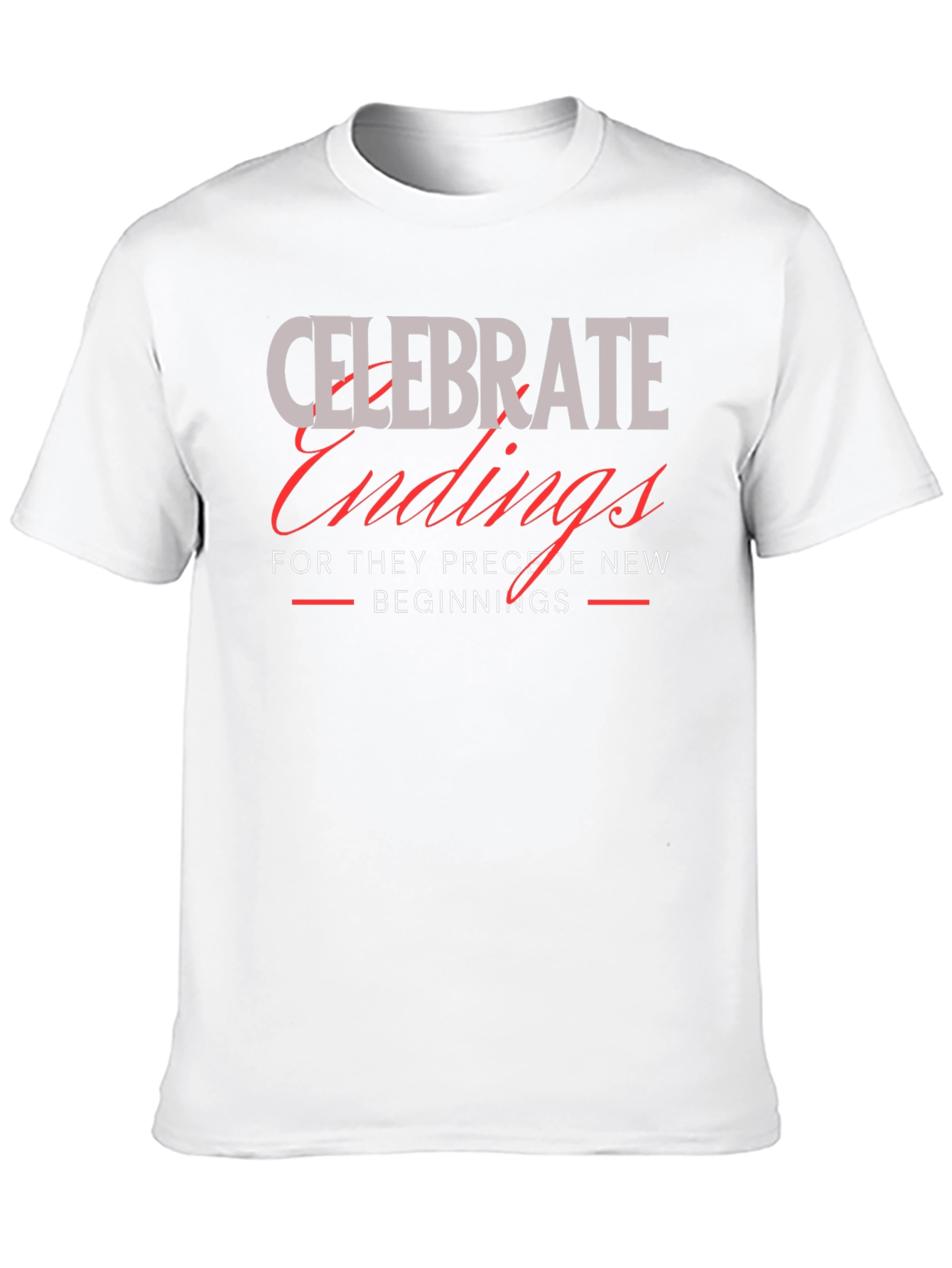 Celebrate Endings Graphic Tee - Black