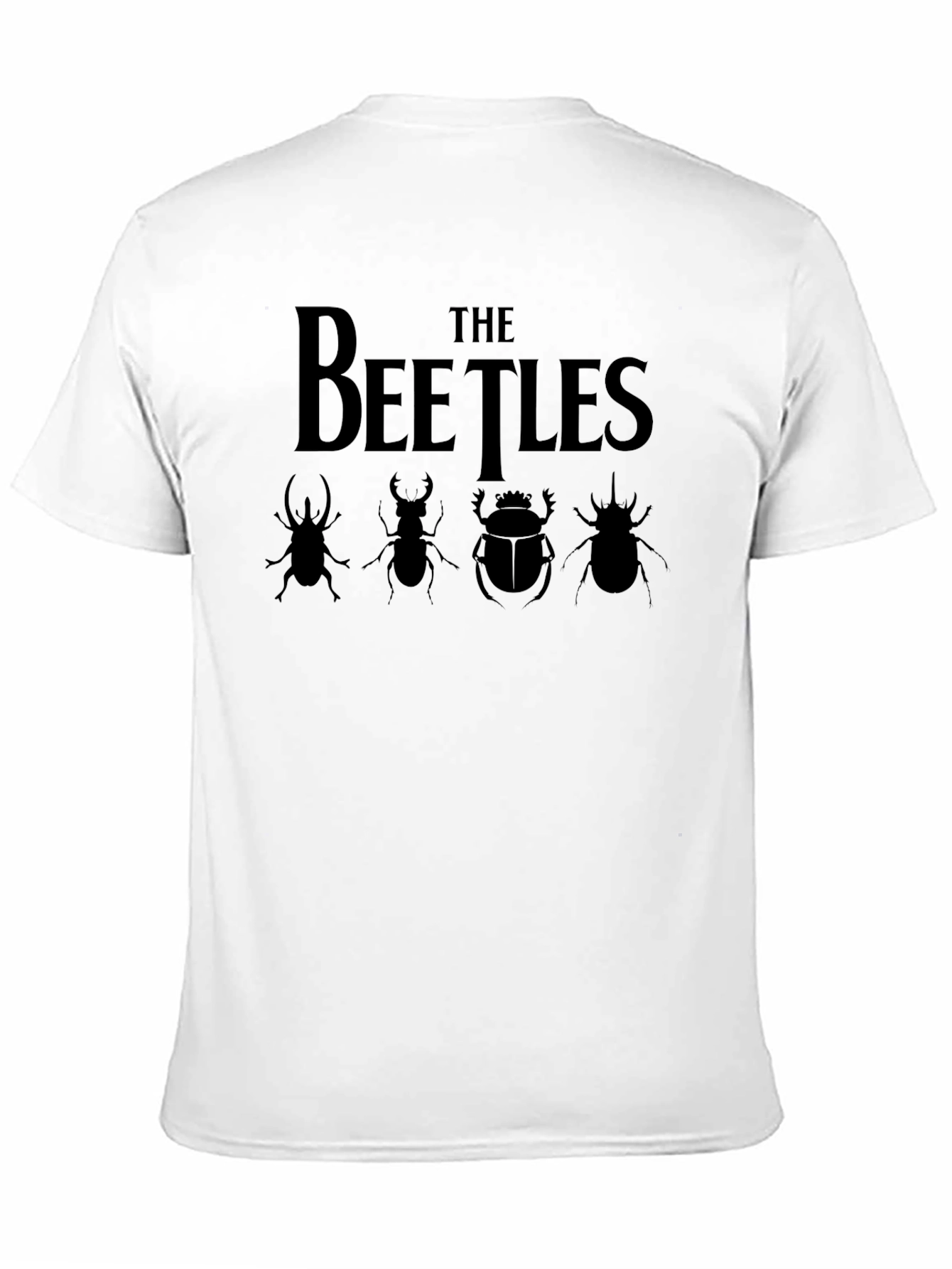 The Beetles T-Shirt - Band Tee with Beetle Silhouettes