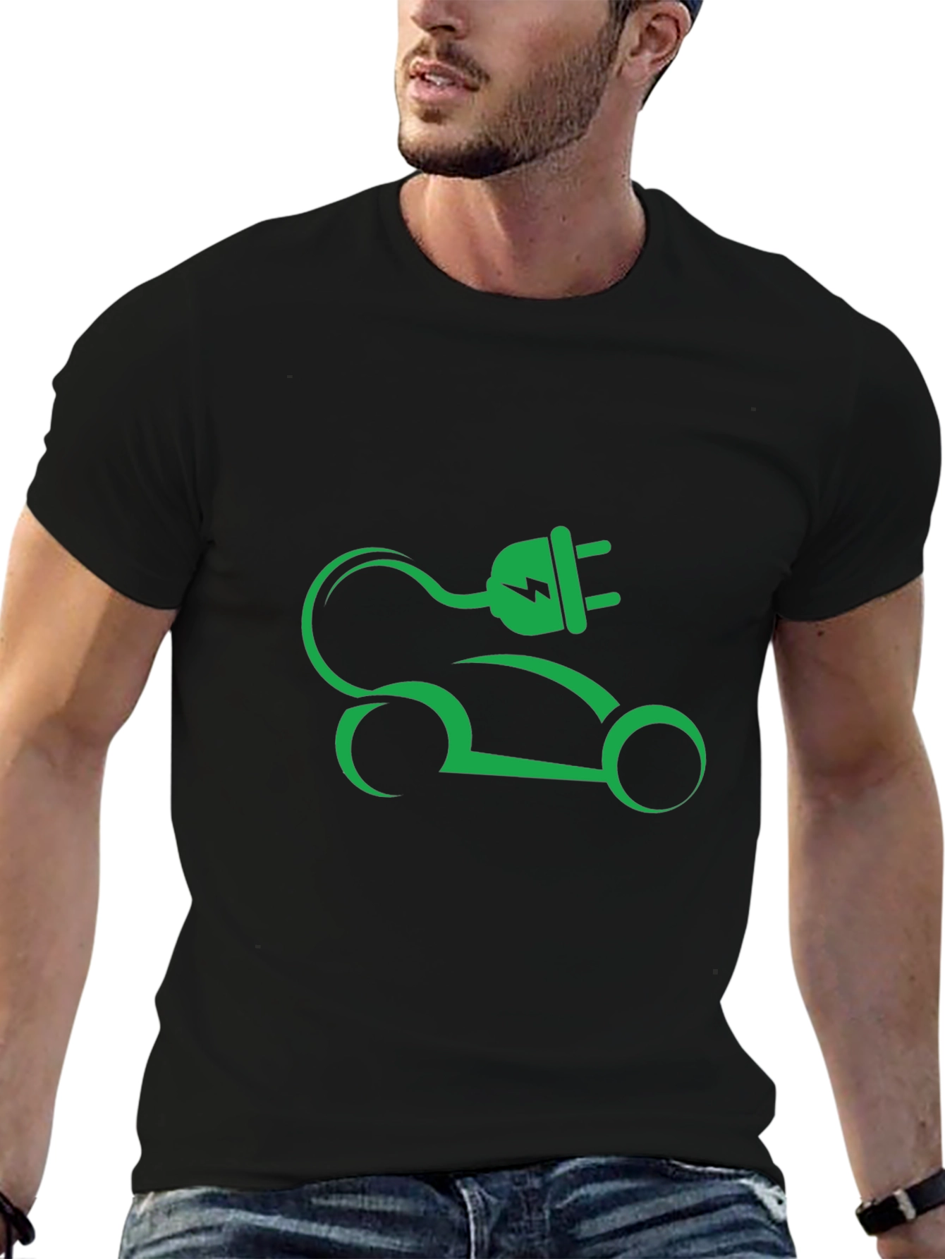 Electric Car T-Shirt - Green Energy