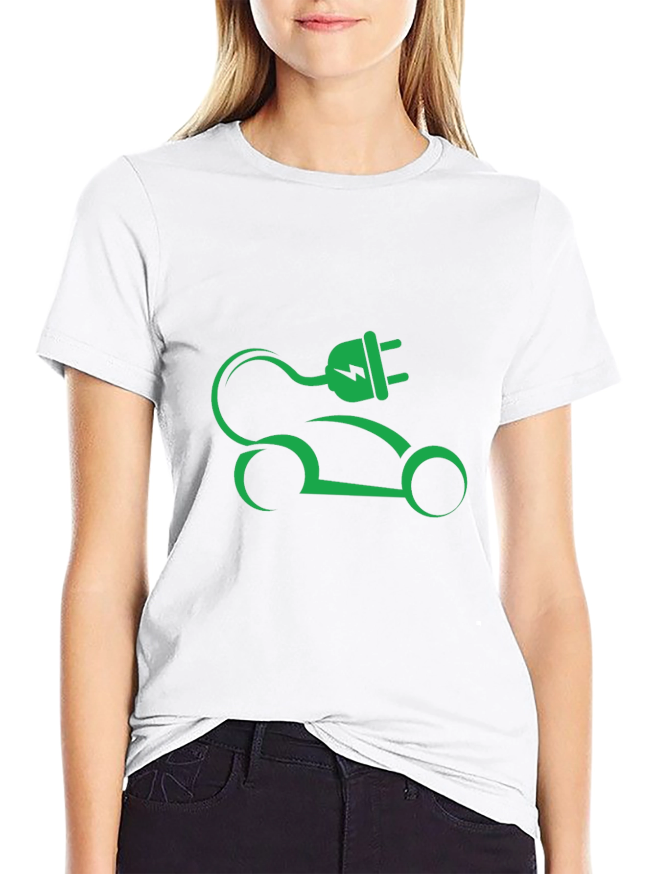 Electric Car T-Shirt - Green Energy