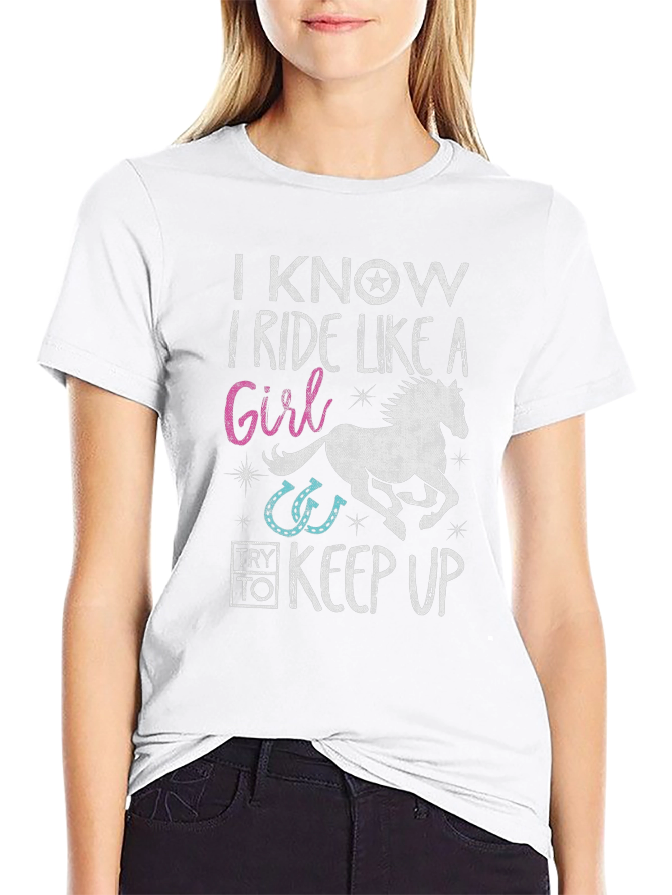 I Ride Like a Girl Graphic Tee