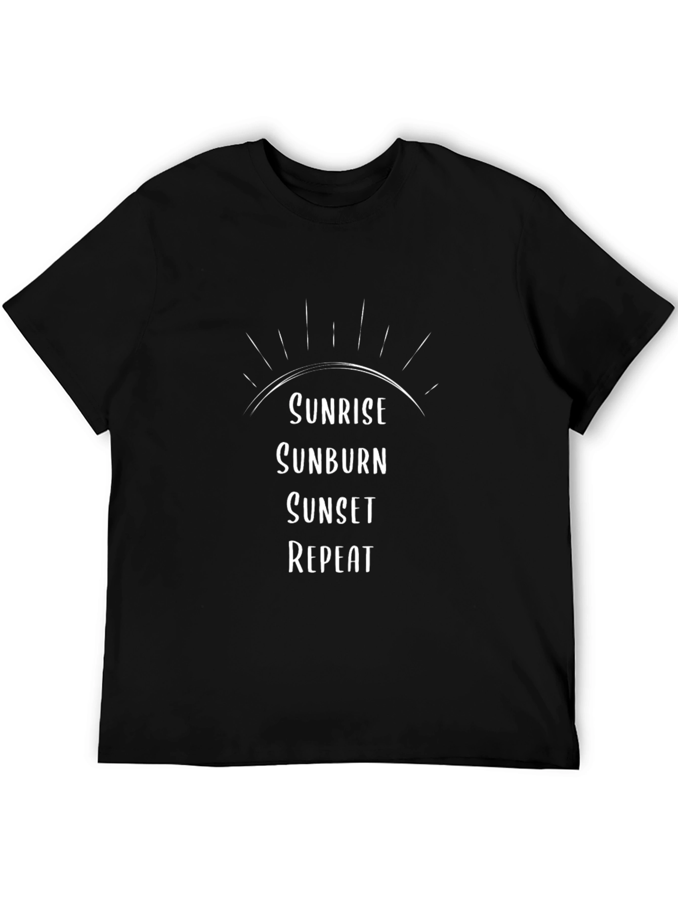 Sunrise Sunburn Sunset Repeat Graphic Tee