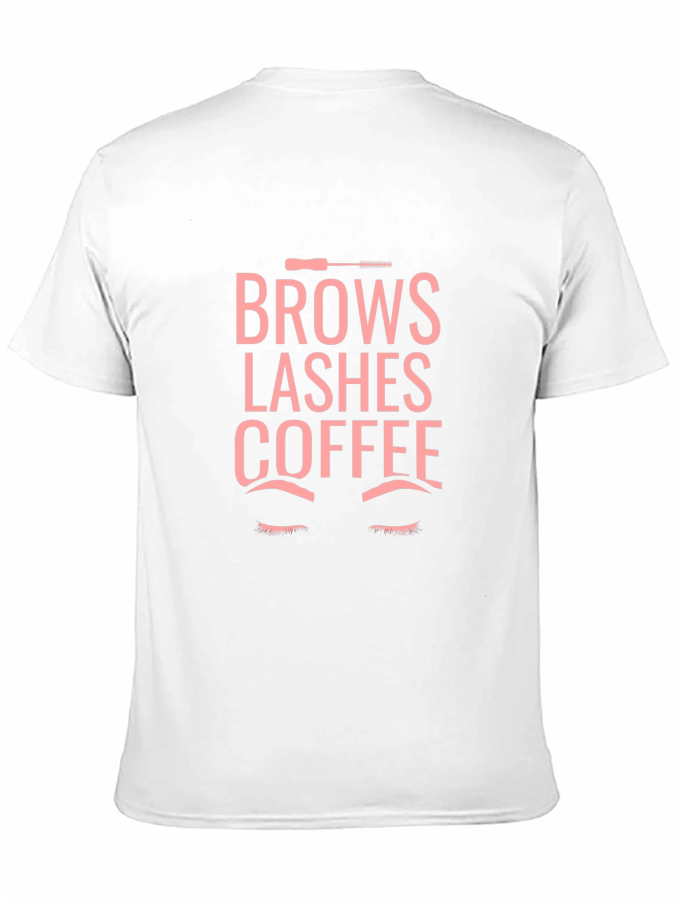 Brows Lashes Coffee Graphic Tee
